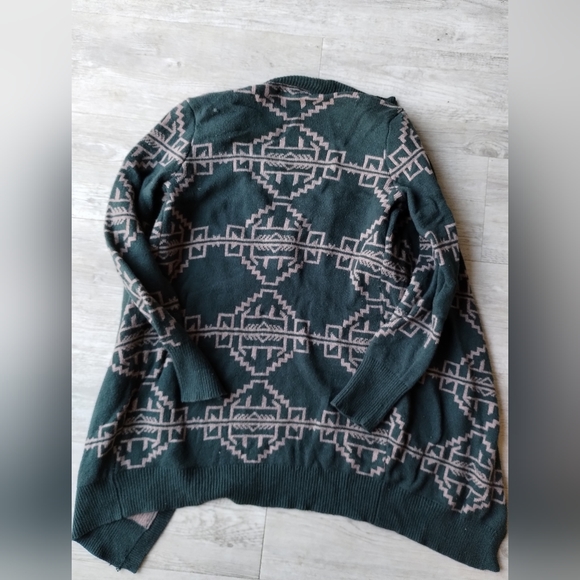 Staring At Stars Green and Cream Cardigan | Size M - Picture 2 of 4